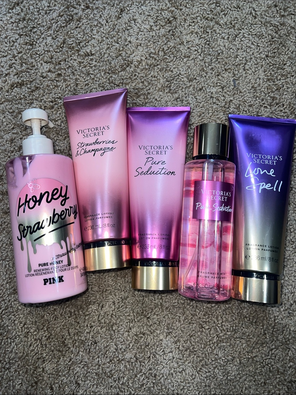 Victoria's Secret & PINK Lotion & Mist Sprays Bundle